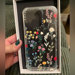 Casetify iPhone 13 Pro Spring Botanicals case. New!